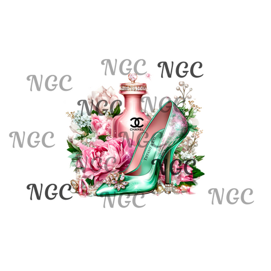 single decal Chanel & Tiffany glam