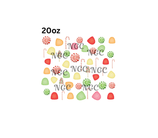 20oz gumdrops candycane & mints