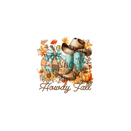 decal howdy fall