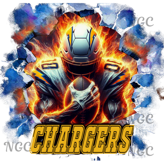 single decal chargers