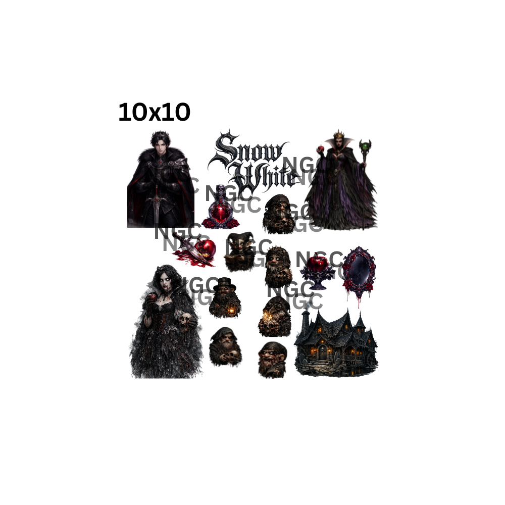 10x10 gothic snow white