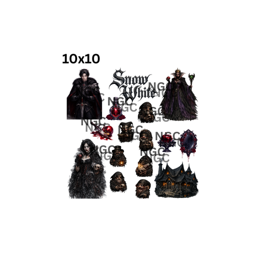 10x10 gothic snow white