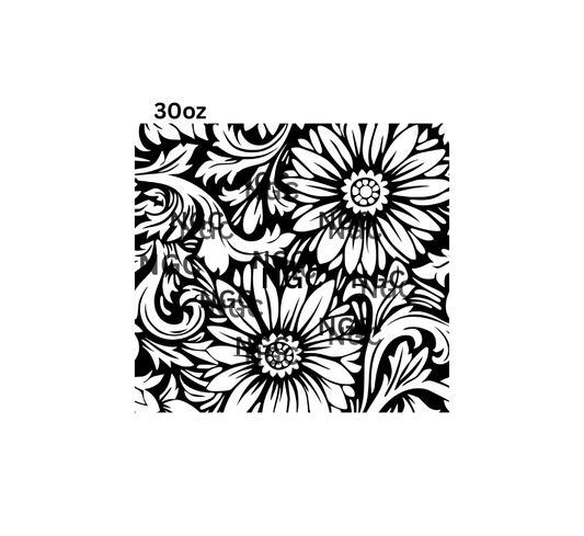 30oz tooled leather21