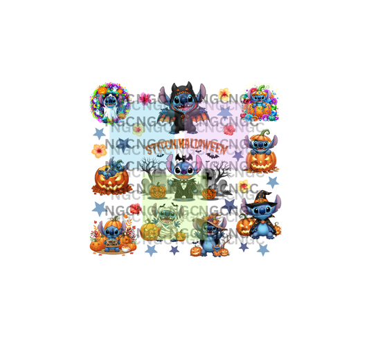 30oz stitch halloween