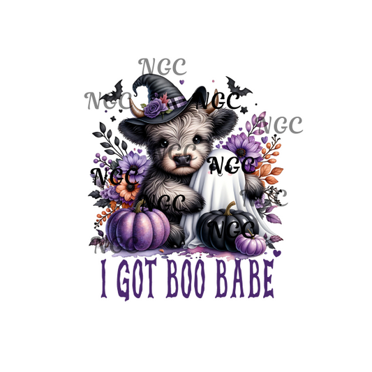single decal I got boo babe