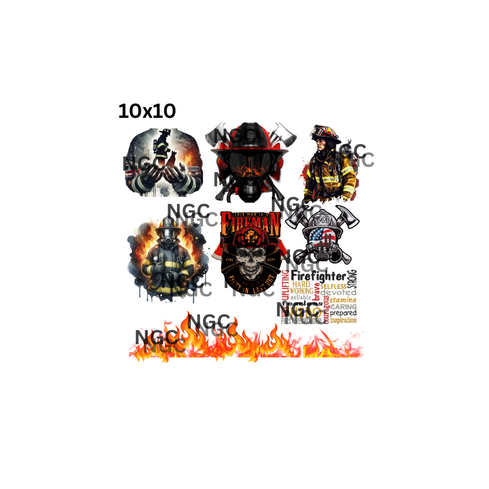 10x10 firefighter