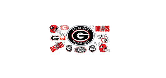 16oz georgia bulldogs3 football