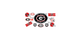 16oz georgia bulldogs3 football