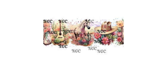 16 oz wrap horses and hats