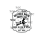 single decal witches brew