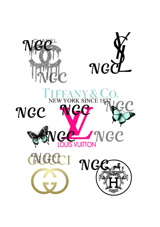 A5 Notebook LV CC GUCCI designer logo