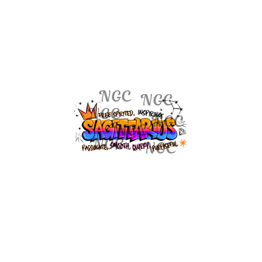 decal graffiti zodiac sagittarius