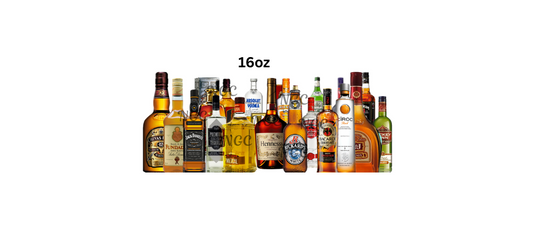 16oz alcohol bottles