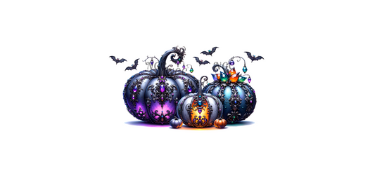 16oz gothic halloween pumpkins