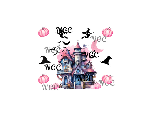 20oz wrap pink halloween