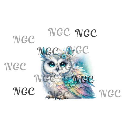 single decal pastel owl2