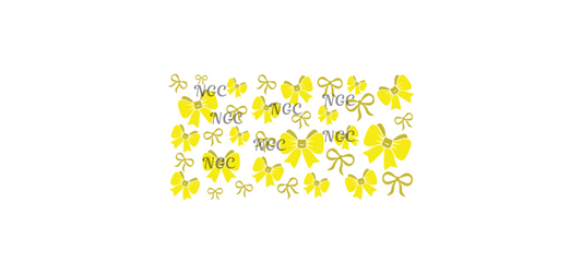 16 oz wrap yellow bows