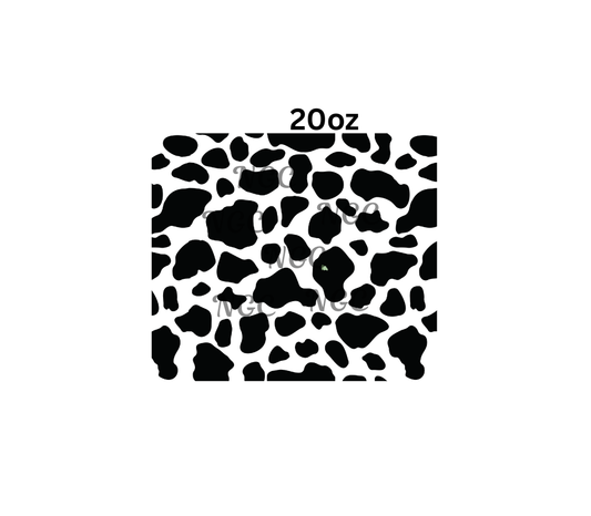 20oz cow skull cross sunflowers (Copy)