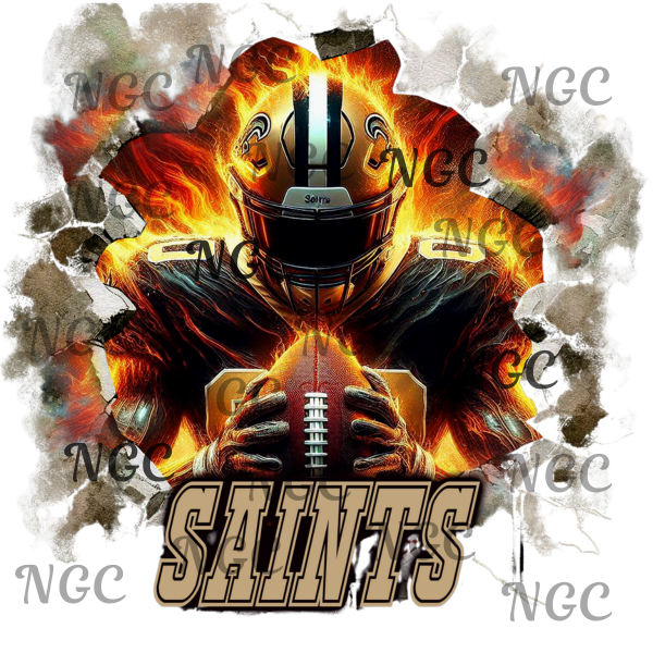 single decal saints
