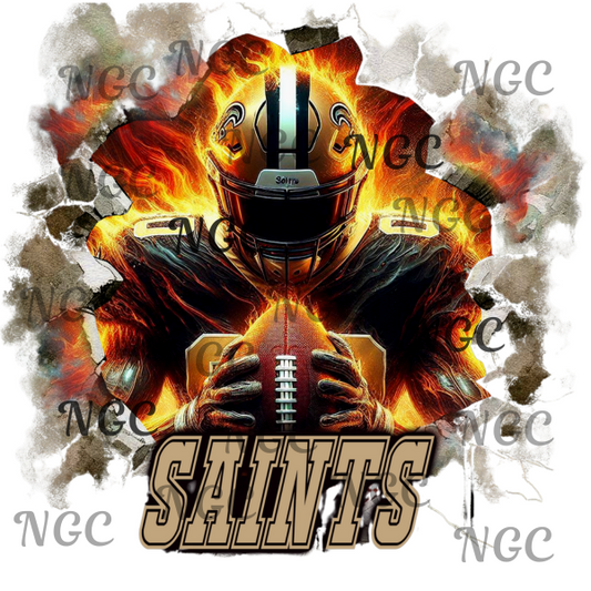 single decal saints
