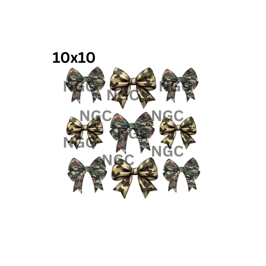 10x10 camo bows