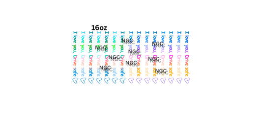 16oz i love you drive safe