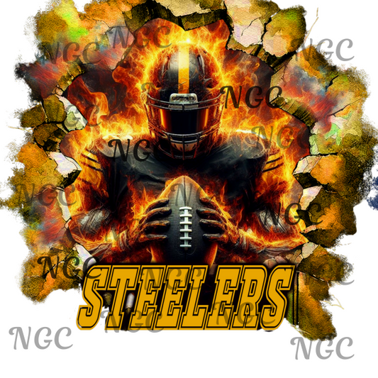 single decal steelers