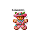decal country gingerbread boy christmas