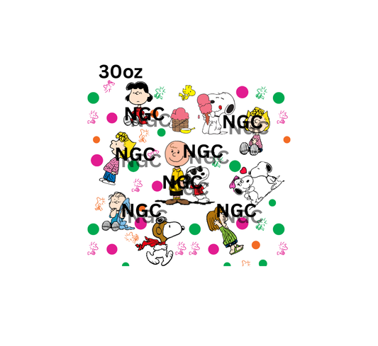 30oz snoopy & friends