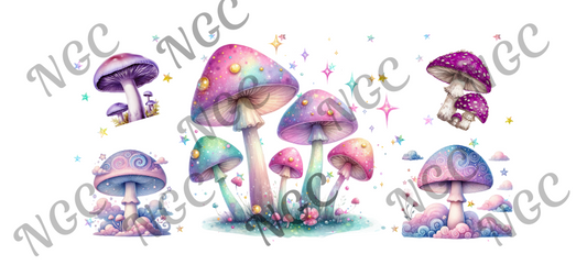 16oz wrap purple mushroom