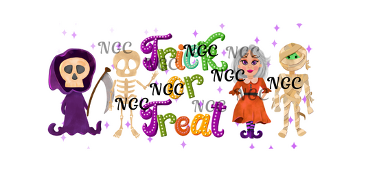 16 oz wrap trick or treat