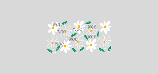 16 oz wrap daisies
