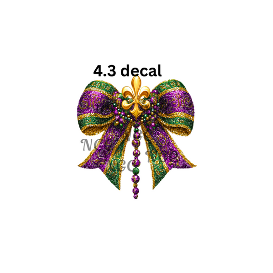 decal mardi gras bow2