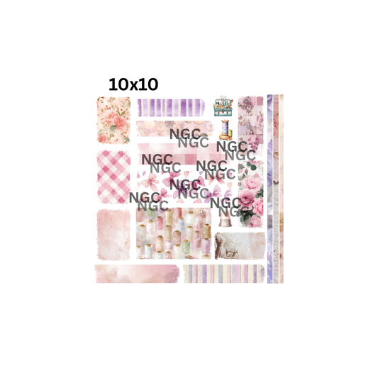 10x10 soft sewing patchwork