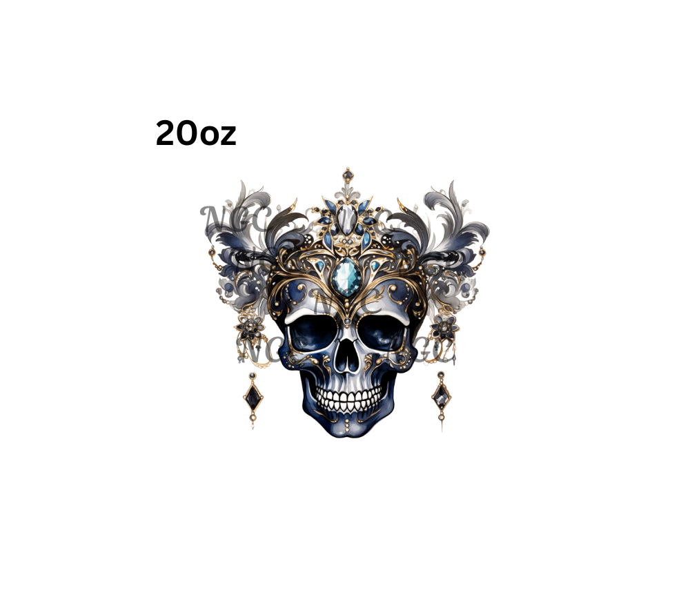 20oz gem skull