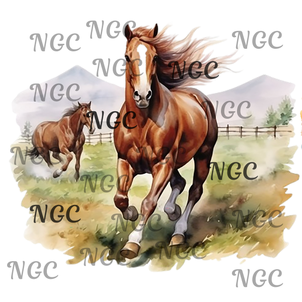 single decal horse 1