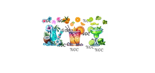 16 oz wrap tropical drinks