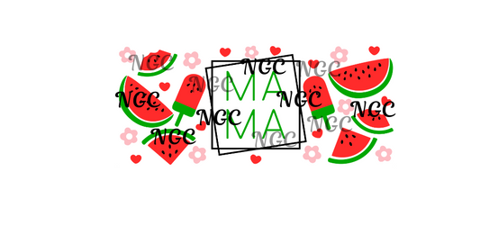 16 oz wrap watermelon mama