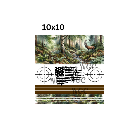 10x10 hunting band sheet elements