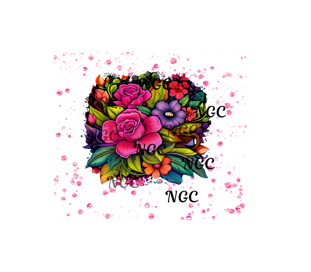 20oz wrap flower bouquet