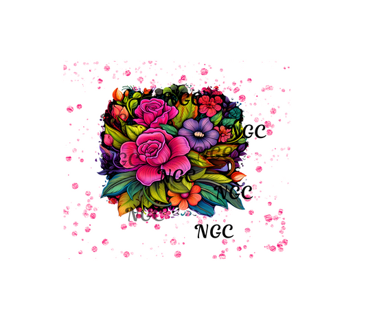 20oz wrap flower bouquet