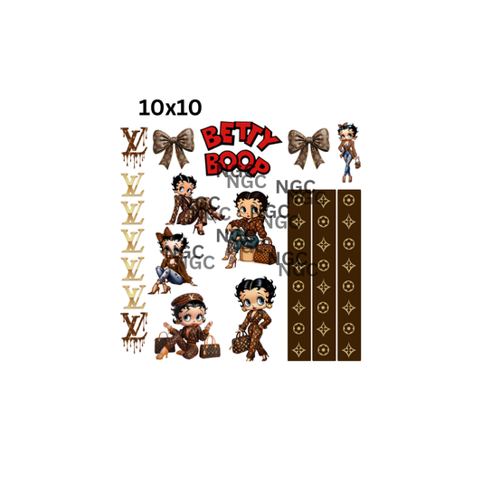 10x10 LV betty boop