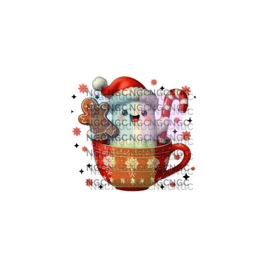 decal ghost in teacup