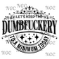 single decal dumbfuckery black/white