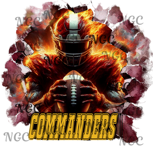 single decal commanders