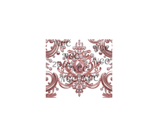 20oz 3d pink gemstone transparent background