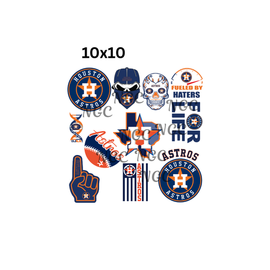 10x10 houston astros