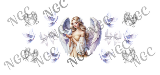 16oz wrap Angel doves