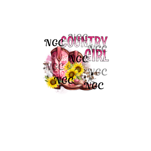 single decal country girl