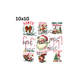 10x10 santa merry christmas elements